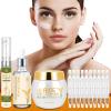 AOAO Anti-Aging Skincare Set with Rice Extract, Wrinkle Reduction Gift Kit, Moisturizing Face Cream & Essence, Roller Ball Eye Cream, Hydrating Water Serum for Fine Lines, Firming and Brightening view 4