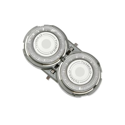 Stainless Steel Universal Razor Blades Shaving Heads With ABS Mount Holder Kit ReplacementCompatible For PhilipsPQ182 PQ183 PQ206 shaver(1set)