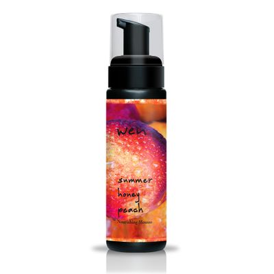 WEN by Chaz Dean Nourishing Mousse - Curly & Wavy Hair Styling Products, Foam for Curls, Volumizing Mousse for Men & Women - Summer Honey Peach, 7.5 fl oz (Pack of 1)