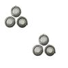 3pcs HQ8 Replacement Head HQ8505 Razor BladeCompatible For Philipsshaver HQ8100 HQ8120 HQ8140 HQ8141 HQ8142 HQ8150 HQ8155 HQ8160HQ8170 shaver(2set) view 1