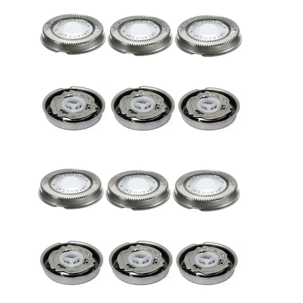 3Pcs Replacement Shaver Head Blade CuttersCompatible For Philips NorelcoHQ4 HQ58 HQ56 HQ80 shaver(2set)