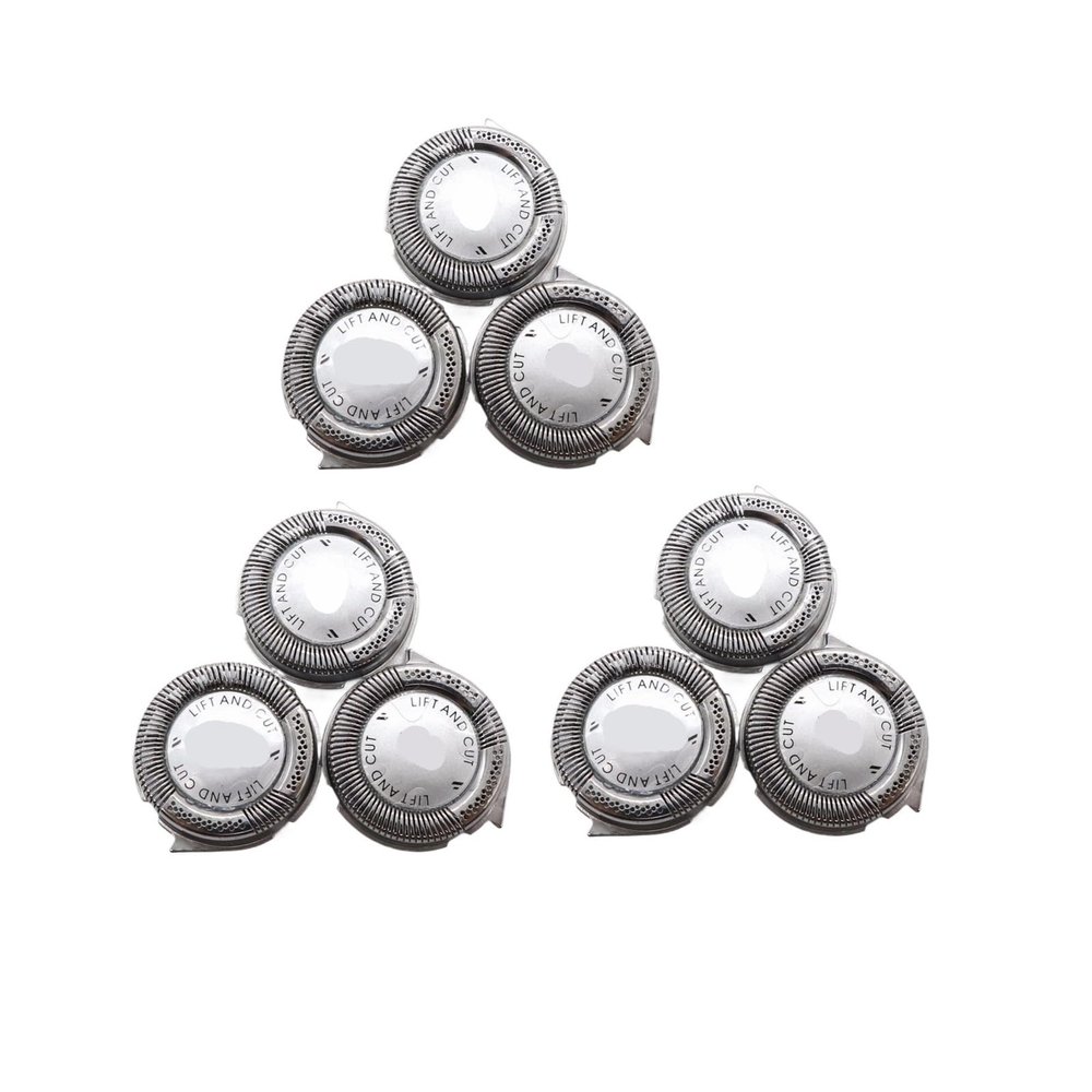 Replacement Razor Heads For Shavers, Compatibie For Philips Norelco HQ8 AT750 AT751 AT890 AT891 HQ7120 HQ7100 HQ7140 HQ7160 7183XL 7180XL, Razor Head Accessories.(9pcs)