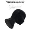 11 Inch Black Foam Wig Head Female Mannequin Head Wig Stand for Style,Display Hair, Hats, Hairpieces, Masks ,Travel, DIY Projects (Black A) view 3