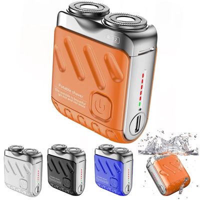 Mini Electric Shaver for Men, Orange
