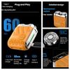 Mini Electric Shaver for Men, Orange view 3