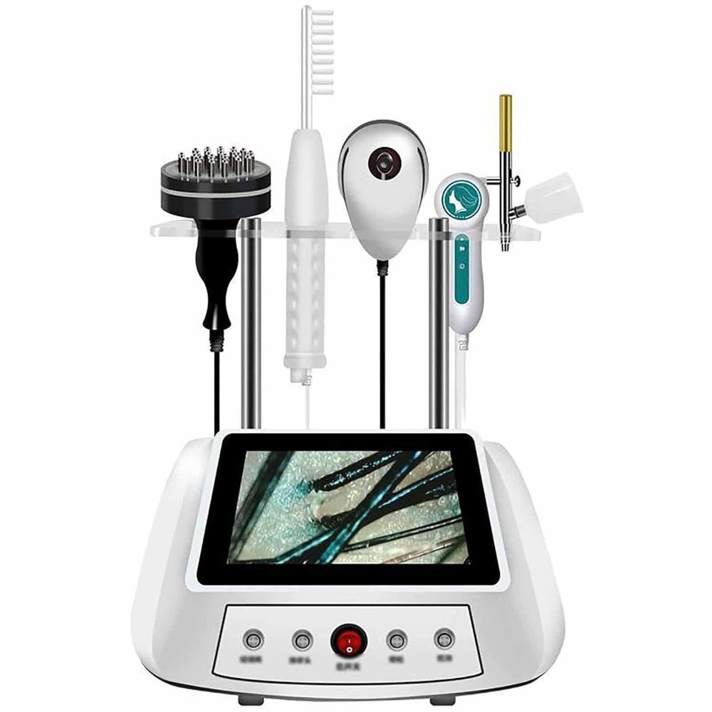 5-in-1 Hair Analyzer & Scalp Diagnostic Tool - Hair Loss Detector, Follicle Analysis Machine for Scalp Health - Ideal for Home & Salon Use
