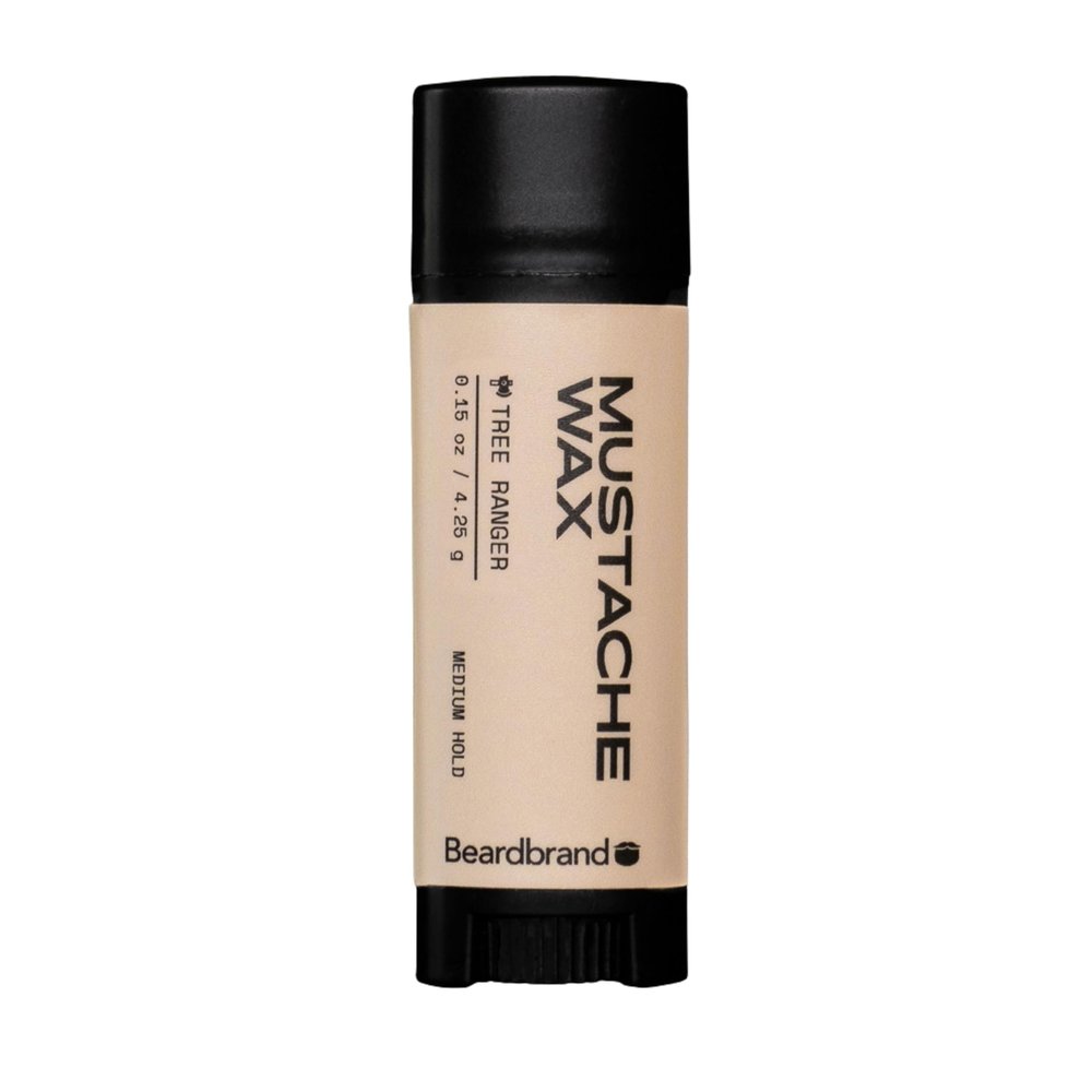 Beardbrand Mustache Wax - Flexible Medium Hold for Creating Natural-Looking Handlebar Mustache Styles - Tree Ranger - 0.15oz