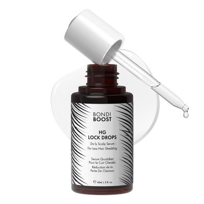 BondiBoost HG Lock Drops Daily Hair Serum (60ML) Non-Greasy, Reduces Hair Thinning, Stimulates Scalp, Supports Thicker Fuller Hair Vegan, Color-Safe, Lightweight for All Hair Types & Textures