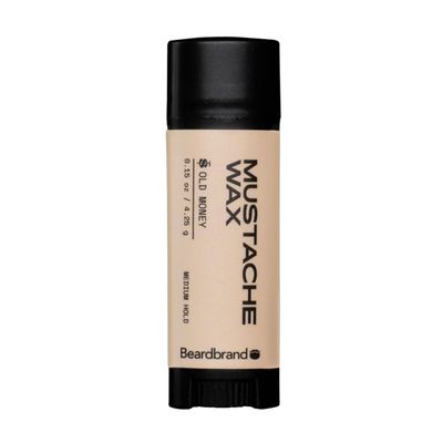 Beardbrand Mustache Wax - Flexible Medium Hold for Creating Natural-Looking Handlebar Mustache Styles - Old Money - 0.15oz