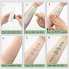 2pcs Tai Chi Bagua Wings Arm Women And Men Herbal Temporary Tattoo Stickers, Semi-permanent, Waterproof, Lasting 2 Weeks, Fake Tattoos view 3