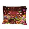 1 pc Cute Red Snack Bag for Travel, Weekend Getaways, and Makeup - Organize Your Cosmetics and Emergency Snacks - Ideal Gift for Friends, Sisters, and Trip - Fashionable and Functional (F0296) view 1