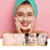 Facial Cleanser Brightening Face Wash with Rose Extract and Turmeric Deep Cleansing Moisturizing Even Skin Tone Appliable for Women Men Students Office Workers view 2