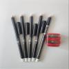 5 pc Italia Deluxe Fine Eyeliner Pencil 1004 White + Pencil Sharpener view 1