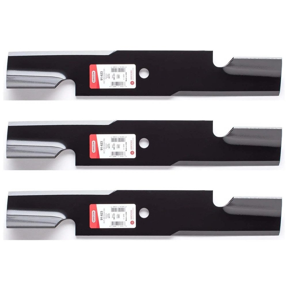 3pack Oregon 91-623 High Lift Blade for 52" Gravely ZT XL 52, ZT X 52-918015, 918011