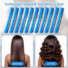 20 Pcs Blue Perm Rods for Short and Long Hair - 0.35 Inch Small Cold Wave Rollers & Curling Rods for Braids - DIY Hair Perm Kit view 3