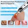Toe Nail Clippers for Ingrown & Thick Toenails with Nail File & Cleaner - Podiatrist Ingrown Toenail Clippers Set for Seniors & Adults - Ingrown Nail Tool with Stainless Steel Super Sharp Blades view 2