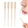 2-in-1 Nose Hair Cutter, Double Sided Nose Hair Knife, Nasal Hairs Remover Tool, Portable Manual 360 Rotating Noses Ear Trimmer with Ear Picker, Nasal Trimmer for Women & Men Travel Home Use (4PCS) view 1