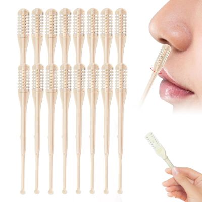 2-in-1 Nose Hair Cutter, Double Sided Nose Hair Knife, Nasal Hairs Remover Tool, Portable Manual 360 Rotating Noses Ear Trimmer with Ear Picker, Nasal Trimmer for Women & Men Travel Home Use (20PCS)