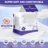 Face Towels, Disposable Face Towelette, Makeup Remover Dry Wipes 100 Count(2 Box), Soft Cotton Dry Wipes Facial Cloths Towelettes for Washing and Drying, Facial Tissue for Cleansing, Skincare view 3