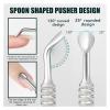 1pcs Stainless Steel Cuticle Pusher Dual Sided Shaped Double Ended Ingrown Toenail Lifter Remover Trimmer Nail Art Care Tools(Sytle-3) view 3