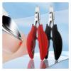 1Pcs Ingrown Nail Clippers Precision Thick Toenail Clipper Comfort Grip Fingernail Clipper Ergonomic Handle Toenail Scissors(Red) view 2