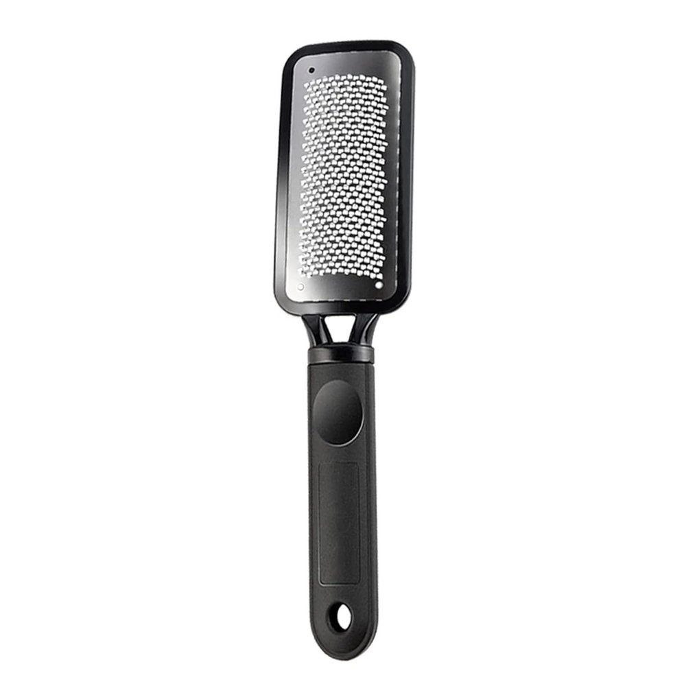 1Pcs Mini Foot File For Heels Traveling Stainless Steel Callus Remover Tool for Dead Skin Removal Pedicure Tools(Black)