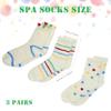 3 Pairs Aloe Socks Moisturizing Spa Socks for Dry Cracked Feet, Sleeping Fuzzy Socks Non Slip Lotion Socks for Women Men Spa, Foot Care Socks for Repairing Softening Dry Cracked Heel view 3