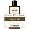 Men's 2-in-1 Shampoo & Conditioner, Fresh Timber Scent - LIVELY & WOODY, 16oz - (Pack of 1) view 2