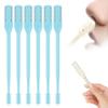2 in 1 Nasal Hair Cutter, Nostril Hair Remover Tool Double Sided Nose Hair Knife, Manual 360 Rotating Nose Hair Trimmer with Ear Digger for Men and Women (Blue, 6Pcs) view 1