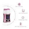 Lip Plumper Device, Lip Enhancer Machine, Electric Lip Enhancer Lip Beauty Tool with Time and Suction Display, 3 Different Shift Suction Adjustable, Standing Design for Lip Make-Up view 2