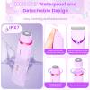 bbetyuss 2 in 1 Bikini Trimmer for Women, Dual Head Electric Rozor, Facial Hair Removal, Ipx7 Waterproof Body Shaver for Bikini Face Armpit Pubic Hair Leg Back, Easy Cleaning, Ceramic Blade (Purple) view 4