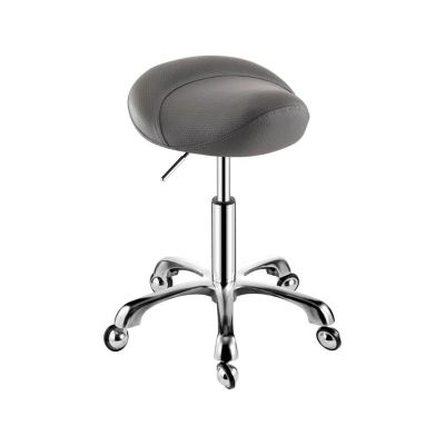 JYPIINFS Stool Ergonomic Saddle Stool with Wheels Adjustable Hydraulic Vanity Chair Footstool for Makeup Studios Offices Indoor Outdoor Use Rollable Design for Comfort Mobility