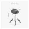 JYPIINFS Stool Ergonomic Saddle Stool with Wheels Adjustable Hydraulic Vanity Chair Footstool for Makeup Studios Offices Indoor Outdoor Use Rollable Design for Comfort Mobility view 2