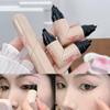 2025 New Foldable Eyeliner Pen, Double Head Wing Stamp, Waterproof And Non Smudging, for Dating, Traveling, Commuting, Wedding (Honey tea brown) view 3