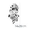 1/2pcs Nine Tailed Fox Large Image Temporary Tattoo Stickers For Men And Women On Arms, Semi Permanent, Waterproof, Lasting For 2 Weeks, Fake Tattoos(1pcs) view 2