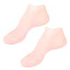 1 Pair Reusable Silicone Moisturizing Socks for Dry Cracked Feet, Spa Gel Heel Sleeves for Women & Men, Foot Care Masks to Repair Rough Skin & Calluses (1 Pair-Beige) view 1