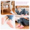 1 Pair Reusable Silicone Moisturizing Socks for Dry Cracked Feet, Spa Gel Heel Sleeves for Women & Men, Foot Care Masks to Repair Rough Skin & Calluses (1 Pair-Beige) view 3