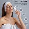 Hydrapore Blackhead Remover Pore Vacuum, 5 in 1 Blackhead Remover Tools with Hot & Cold Compress, Blackhead Extractor with 2 Suckers 3 Suction Power, Face Vacuum Pore Cleanser for Women & Men view 2