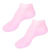 1 Pair Reusable Silicone Moisturizing Socks for Dry Cracked Feet, Spa Gel Heel Sleeves for Women & Men, Foot Care Masks to Repair Rough Skin & Calluses (1 Pair-Pink) view 1