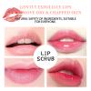 Peach Lip Scrub, Moisturizing Exfoliating Treatment for Dry Chapped Lips, Natural Ingredients with Jojoba Oil, Vitamin E, 30g with Applicator view 4