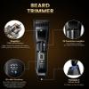 Men's Beard Trimmer-All-in-One Mustache Trimmer for Men with 20 Length Adjustable, Stainless Steel T-Blade for Precision Facial Hair Trimming Cordless IPX7 Waterproof Wet/Dry Clipper,LED Display view 2