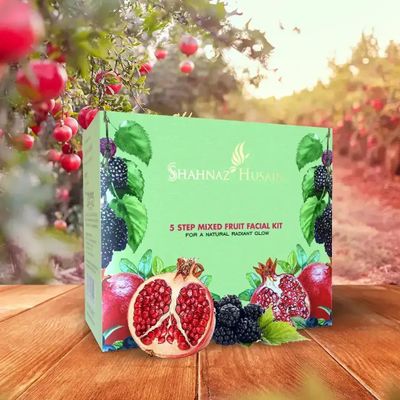 Shahnaaz-Husain's Mixed Fruit 5-Step Professional Facial Kit, 50g