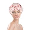 Adorable Pig Bath Cap Reusable Waterproof Double Protects Hair Shower Cap view 3