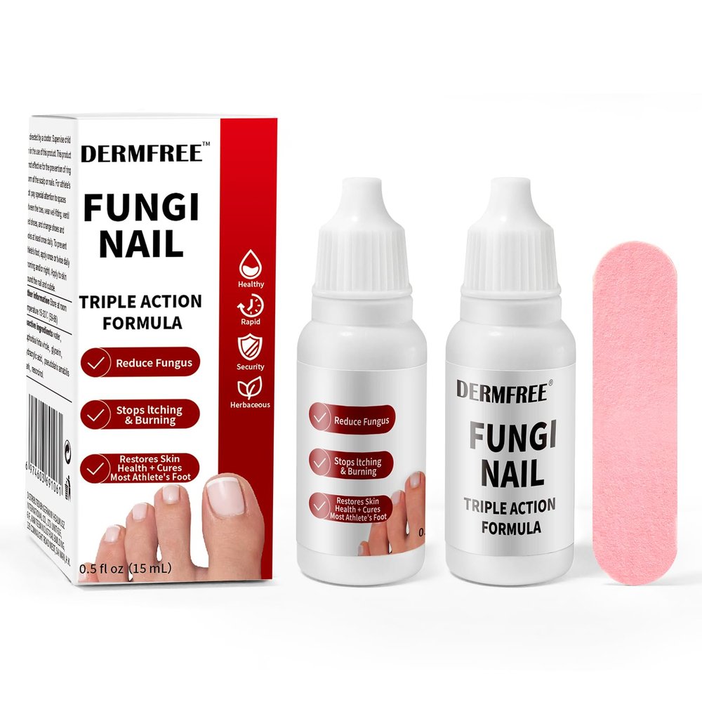 DERMFREE Toenail Treatment,Gentle Formula, Effectively Improves Nails for a More Beautiful Appearance