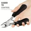 4-Piece Foot Doctor Nail Clippers, Suitable for Elderly People with Thick and Embedded Nails. Nail Clippers and Nail Scissors for Manicures. Factory Wholesale Sales. (Black, 200PACK) view 3
