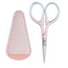 Facial Hair Small Grooming Scissors for Men Women, 3.5inch Small Precision Scissors, Safety Scissor with PU Sheath for Facial Hair, Eyebrow, Eyelash, Beard, Moustache view 1