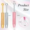 Xpircn 3Pcs Piercing Ball Grabber Tool, Piercing Changing Tools 4-Claw Pick Up Piercing Ball Holder, Gem Tweezers Piercing Jewelry for Jewelry Craft Small Parts Pickup view 2