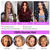 BUTMAX 250% Density Glueless Honey Blonde Lace Front Wigs Human Hair Highlight Lace Front Wig Human Hair 13x6 Ombre Lace Front Wig Pre Plucked Pre cut Not Fall Out No Knots 26 Inch view 4