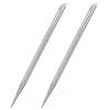 Clofiak 2Pcs Nail Cleaning Cuticle Stick Tool, Stainless Steel Pusher view 1
