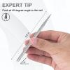 Clofiak 2Pcs Nail Cleaning Cuticle Stick Tool, Stainless Steel Pusher view 2